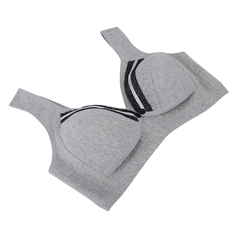 Cotton Wire Free Maternity Nursing Breast Feeding Bras Prevent Sagging Pregnant Women Underwear