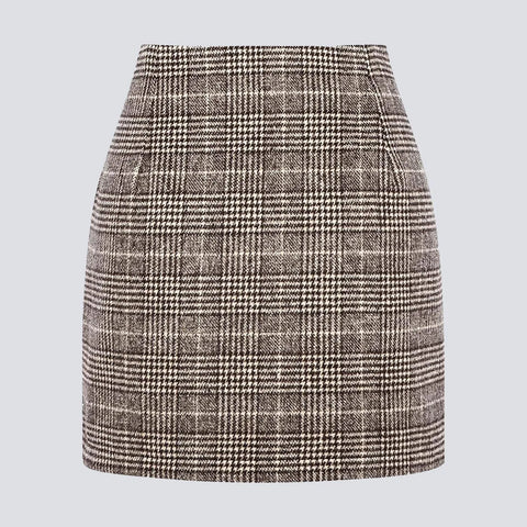 Leather Skirts for Women High Waist Women Elegant Lettuce Trim Solid High Waisted Pencil Midi Skirts for Teen Girls Knee Length