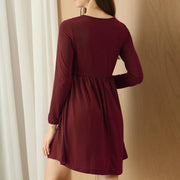 Maternity Dress New Spring Long Sleeve Loose Casual Women's Dresess High Quality High Stretch Pregnant Women Clothing Sleepwear