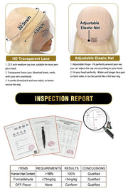 Body Wave 613 Hd Lace Frontal Wig 13x6 Human Hair Wigs 250 Density 13x4 Transparent Lace Honey Blonde Glueless Wigs For Women