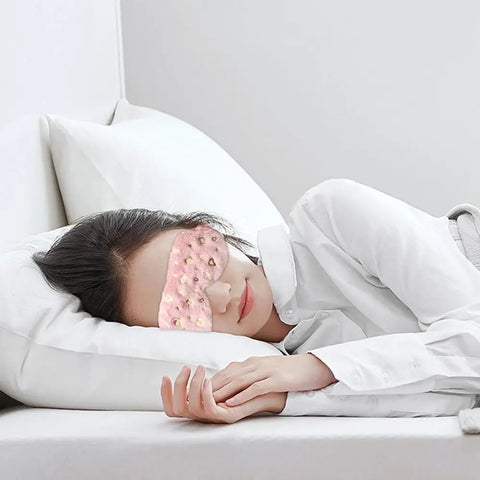 Plush Blindfold Plush Sleeping Eye Covers Blackout Nap Health Eye Cover Cute Heart Star Princess Blindfold For Girls Over Party