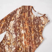 Sexy Leopard Printed Jumpsuits One Piece Outfits Winter Women Romper Club Elegant Bodycon Luxury Jumpsuit Bodysuit Playsuit