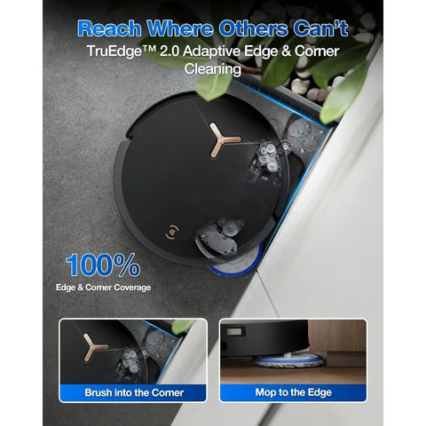 Omni Robot Vacuum and Mop, 18,500Pa Suction, 18mm Auto-Lift, ZeroTangle &TruEdge 2.0, AIVI 3.0 Obstacle Avoidance