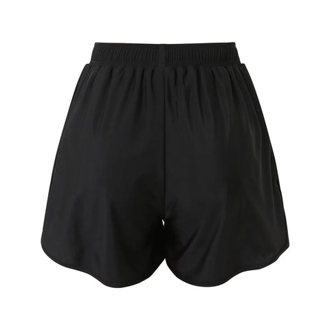 Black Pocket Women's Swimwear Bottom Sexy Swimsuits 2025 Summer New Sport Shorts Bathing Suit Women Black Trunks Boyshort Briefs