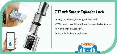 US.EU Electronic Fingerprint Biometric Frosted Panel Digital Smart Door Lock WiFi TUYA or TTLock APP Password IC Card Security