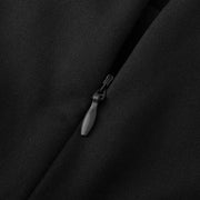 Solid Bridesmaid Cocktail Party Dress Square Neck Long Sleeve Casual Wrap Dress Workwear Office Lady Bodycon Midi Dresses