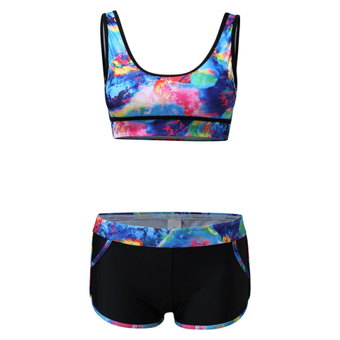 Tankini Two-Piece Swimsuit Women 2025 Y2k Bikini Set Luxury Swimwear Woman Cover Up Beach Wear Sport Bathing Suit Monokini