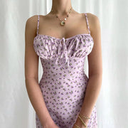 New Women Evening Party Dress Fashion Printing Sexy Dresses Ruched Elegant Floral Beach Vacation Bodycon Streetwear Long Dress