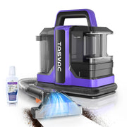 TASVAC C7 Portable Carpet & Upholstery Cleaner Machine, Spot And Stain Deep Cleaner With Two Brushes & Remover Formula For Pets,