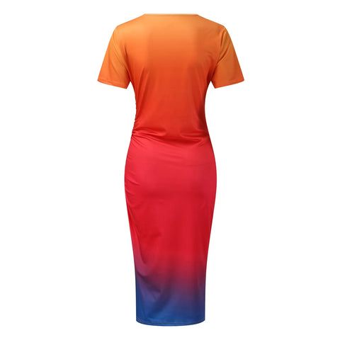 Dresses For Formal Occasions Women'S Hole Dress Spaghetti Drawstring Ruched Cocktail Evening Party Night Club Dresses Elbise