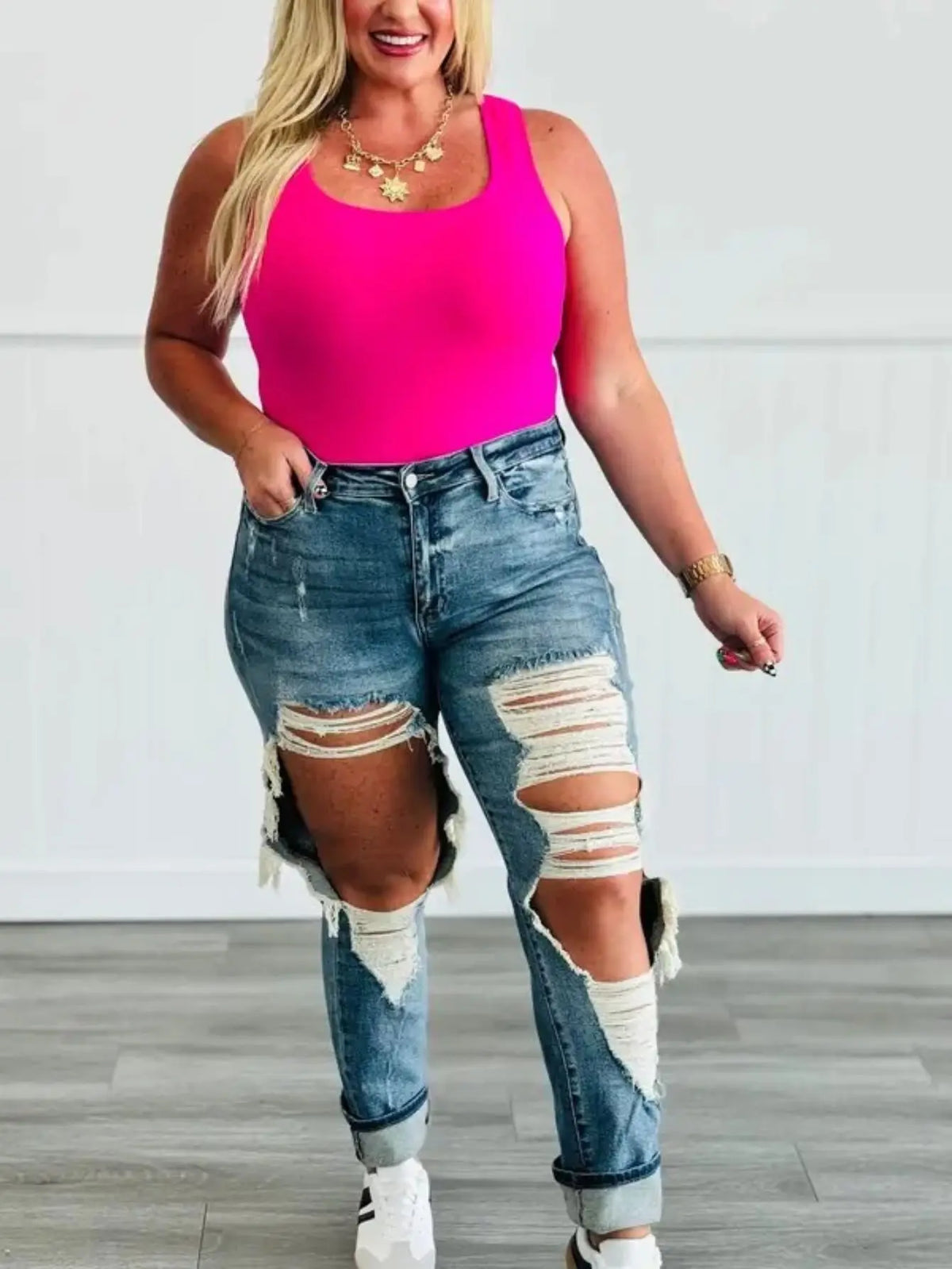Heavy Ripped Boyfriend Jeans – view 7 of 8
