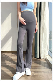 Maternity Leggings for Pregnant Women Yoga Flared High-waisted Trousers Pregnancy Clothes Maternity Yoga Flared Pants
