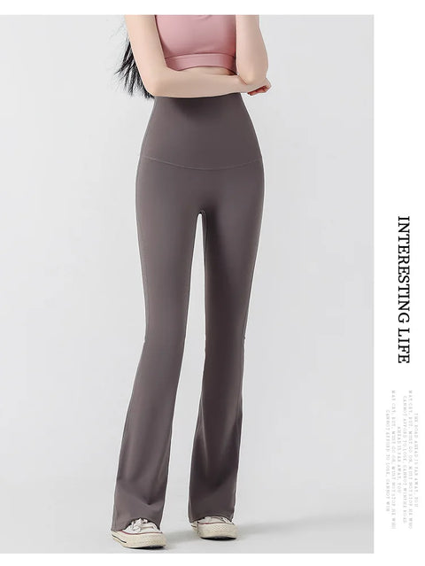 Maternity Leggings for Pregnant Women Yoga Flared High-waisted Trousers Pregnancy Clothes Maternity Yoga Flared Pants