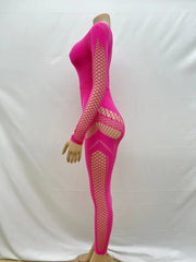 Women Full Sleeve Long Dress Mesh Hollow Out 2024 Fall O-neck Evening Vestidos Sexy Party Club Maxi Dresses Vestidos