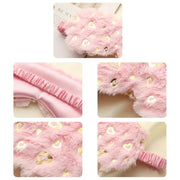 Plush Blindfold Plush Sleeping Eye Covers Blackout Nap Health Eye Cover Cute Heart Star Princess Blindfold For Girls Over Party