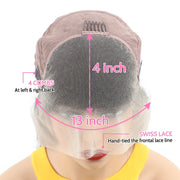 Wear Go Glueless Wig ISEE Indian Kinky Curly Short Bob 6x4 Glueless Wig Human Hair Ready To Wear 13x4 Wig Pre Bleached Knots