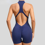 Short Sports Jumpsuit Sleeveless Gym Set Women Yoga Clothes Rompers Workout One-piece Suit Female Outdoor Recreation Bodysuits