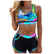 Tankini Two-Piece Swimsuit Women 2025 Y2k Bikini Set Luxury Swimwear Woman Cover Up Beach Wear Sport Bathing Suit Monokini