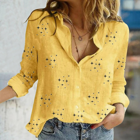 White Women Shirts Lantern Sleeve Loose Turn-Down Collar Simple Solid Blouses Design Chic Korean Style Fashion Ol Blouse Top