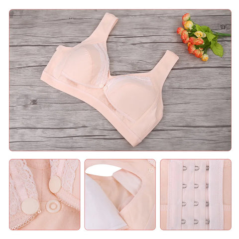 Cotton Wire Free Maternity Nursing Breast Feeding Bras Prevent Sagging Pregnant Women Underwear