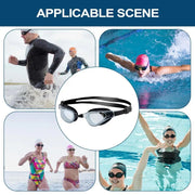 Swim Goggles For Men Non-slip Diving Goggles With Strap Portable Pool Swimming Glasses Lightweight Pool Glasses For Men Women