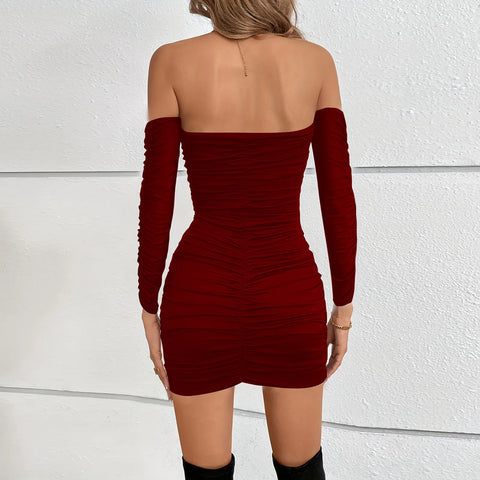 Elegant Sexy Dress Women Streetwear Strapless Bodycon Dress Nightclub Aesthetic See Thourgh Hottie Party Dress Female