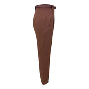 Elegant Women'S Solid Color Pants Loose Fit Cropped Trousers High Waist Casual Suit Pants Fashionable Stright Long Wide Leg Pant