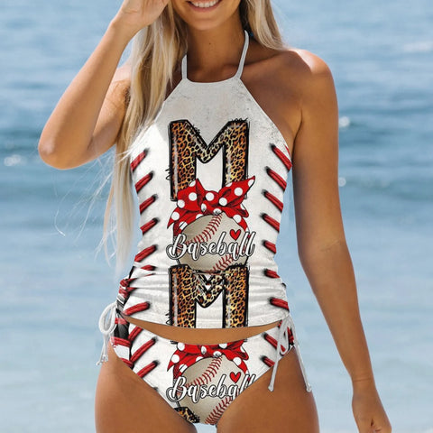 2024 Women Beachwear Swim Tankini Monokini Swimwear Bathing Suit Two Pieces Swimsuits Plus Size Printed Tankinis Bikinis Sets