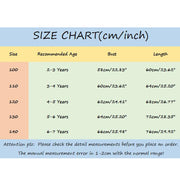 Kids Dresses For Girls 2-7Y Flower Lace Patchwork Tulle Dress Wedding Little Girls Party Birthday Dress Children Casual Clothing