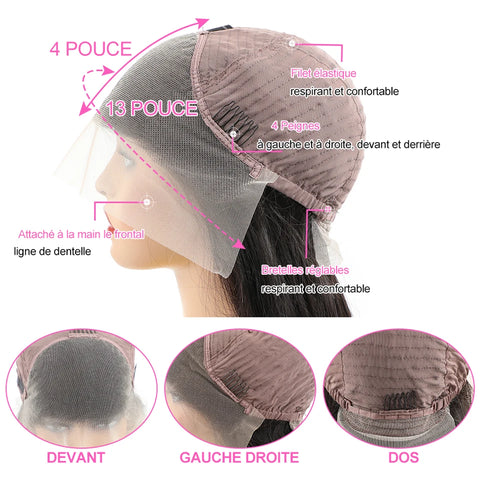 Wear Go Glueless Wig ISEE Indian Kinky Curly Short Bob 6x4 Glueless Wig Human Hair Ready To Wear 13x4 Wig Pre Bleached Knots