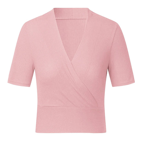 Sexy Womens Long Sleeve T Shirts Slim Tunic Tops Casual Womens Tops Blouse Solid V Knitting Daily Sexy Neck Holiday Shirt