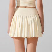 Office Skirts For Women Elegant Tennis Skirt Pleated Skirts For Women With Pockets High Waisted Athletic Jupe Longues Femme