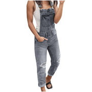 Women Trouser Jeans Casual Women'S Denim Rompers Denim Overalls Ripped Washed Bib Jumpsuits Jeans Women'S джинсы женские 2025