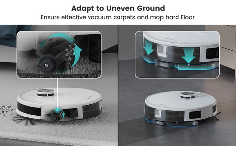 LEFANT M1 Robot Vacuum Cleaner with Multi-Floor Mapping, 4000Pa, 4000 mAh Battery, LDS Navigation,APP/Alexa,smart Home appliance