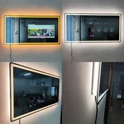 Customized Smart Magic Mirror Full Function Glass Smart Android Tv Mirror Smart Led Bathroom Mirror with Touch Screen Hotel