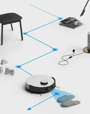 ECOVACS DEEBOT X1 OMNI White Fully Smart Robot Sweep Mop Self Clean Vacuum Cleaner Intelligent Home AI Cleaner Dust Auto Empty