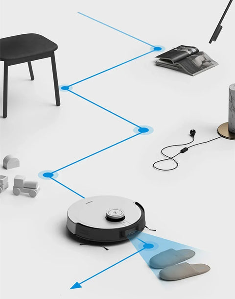 ECOVACS DEEBOT X1 OMNI White Fully Smart Robot Sweep Mop Self Clean Vacuum Cleaner Intelligent Home AI Cleaner Dust Auto Empty