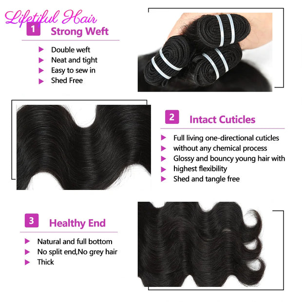 15A Double Drawn Hair Bundles Body Wave Vietnamese Raw Hair Bundles Human Hair Extensions 18 20 22 Inch Tissage Humain Hair