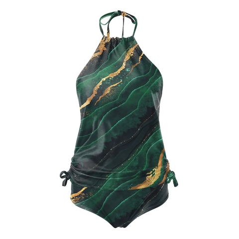 2024 Women Beachwear Swim Tankini Monokini Swimwear Bathing Suit Two Pieces Swimsuits Plus Size Printed Tankinis Bikinis Sets