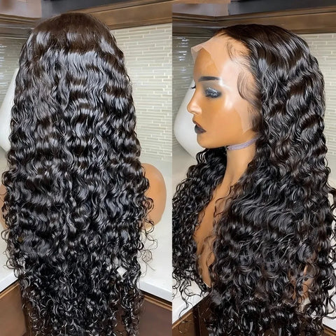 Hd Lace Wigs 13x6 Human Hair Wigs Pre Plucked Curly Wigs 40 Inch Water Wave Lace Front Wig Deep Wave Lace Front Wigs Human Hair