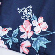 Autumn and Winter Children's Home Wear Sleepwear Suits Floral Cardigan Long Sleeve Pants Children's Pajamas Set Leisure Clothes