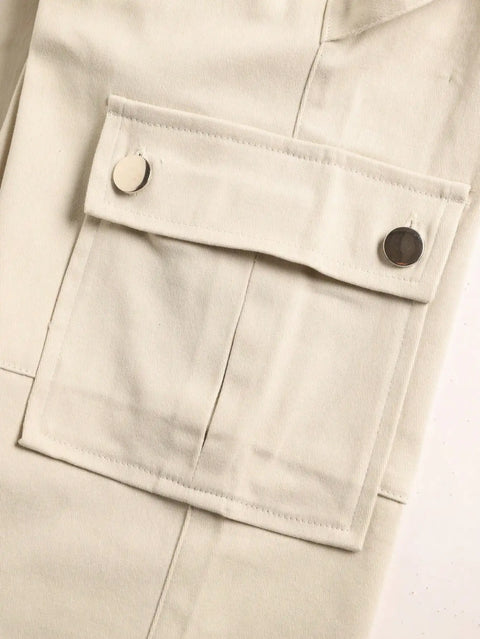 2025 Women's Cargo Pants High Waisted Casual Work Pants Baggy Stretchy Straight Leg Tactical Pants Streetwear Y2K Fashion