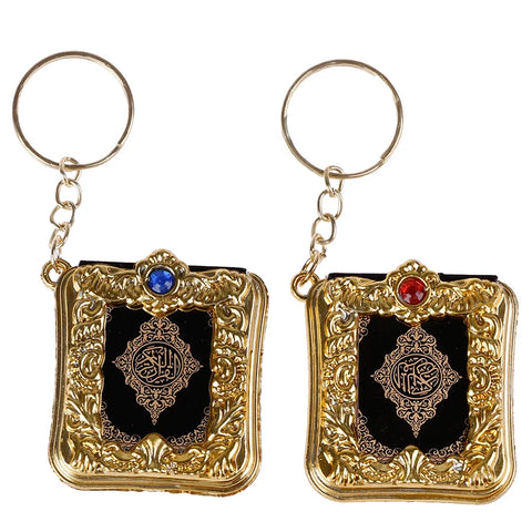 Arabic Quran Keychain Eid Mubarak mascot Muslim Party Event Memorial gift