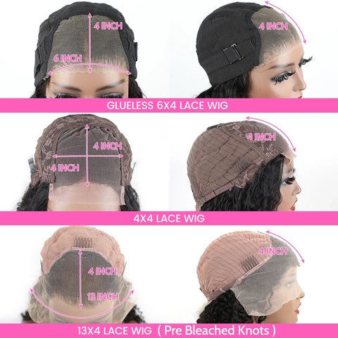 Wear Go Glueless Wig ISEE Indian Kinky Curly Short Bob 6x4 Glueless Wig Human Hair Ready To Wear 13x4 Wig Pre Bleached Knots