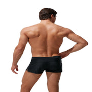 Swimming Trunks Mens Swim Boxer Briefs Swimwear Young Man Swimsuit Beach Wear Surfing Bathing Suit Zipper Pocket Shorts