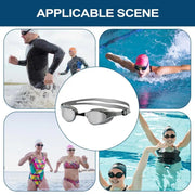 Swim Goggles For Men Non-slip Diving Goggles With Strap Portable Pool Swimming Glasses Lightweight Pool Glasses For Men Women