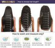 Wiggogo Body Wave Orange Ginger Lace Front Wig 100% Human Hair 30 36 Inch 13X6 Hd Lace Frontal Wigs 13X4 Brazilian Colored Wigs