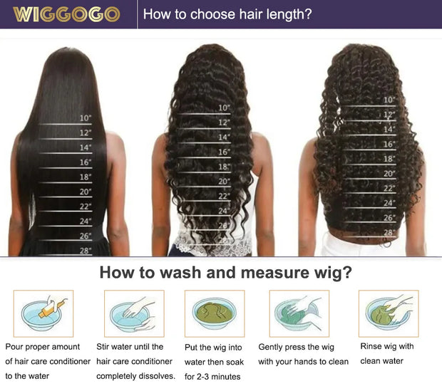 Wiggogo Body Wave Orange Ginger Lace Front Wig 100% Human Hair 30 36 Inch 13X6 Hd Lace Frontal Wigs 13X4 Brazilian Colored Wigs