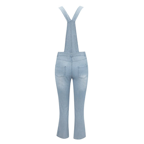 Women Trouser Jeans Casual Women'S Denim Rompers Denim Overalls Ripped Washed Bib Jumpsuits Jeans Women'S джинсы женские 2025