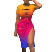 Dresses For Formal Occasions Women'S Hole Dress Spaghetti Drawstring Ruched Cocktail Evening Party Night Club Dresses Elbise